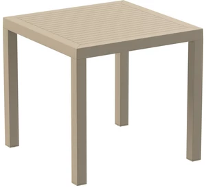 Zahradní stůl 80 cm Šedohnědá taupe