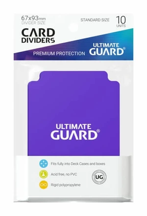 Ultimate Guard Oddělovač na karty Ultimate Guard Card Dividers Standard Size Purple - 10 ks