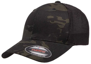 Šiltovka Trucker Mesh FlexFit® – Multicam® Black (Farba: Multicam® Black, Veľkosť: S/M)