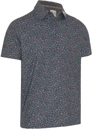 Callaway All-Over Mens Chev Confetti Print Asphalt L Chemise polo