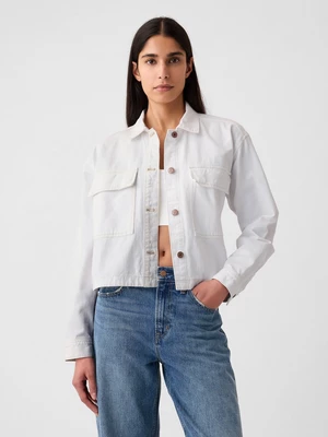 White women's denim jacket GAP