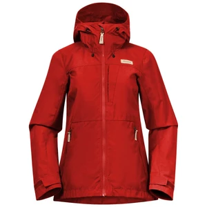 Women's Jacket Bergans Nordmarka Leaf Light Wind Dark Brick