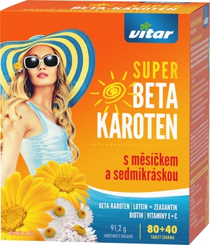 VITAR Super Beta-karoten+Měsíček+Sedmikráska 120 tablet