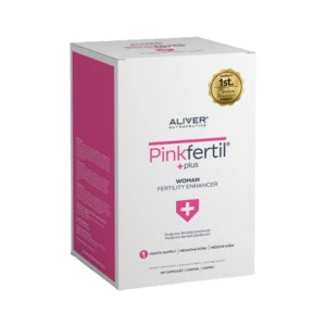 ALIVER NUTRACEUTICS Pinkfertil plus - unique effect for women 90 kapslí