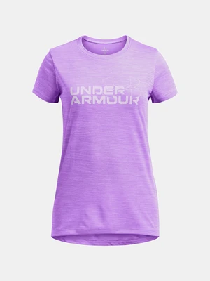 Under Armour Girls' T-shirt UA G TECH TWIST WDMK LOGO SS - Girls