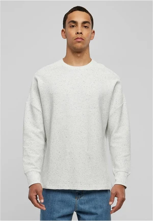 Cut on the sleeve Naps Interlock Crew light grey