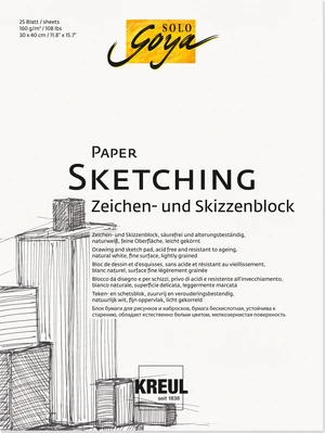 Kreul 68002 Skizzenbuch 30 x 40 cm 160 g