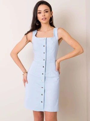 Light blue cotton dress