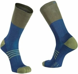 Northwave Extreme Pro High Sock Deep Blue/Forest Green S Cyklo ponožky