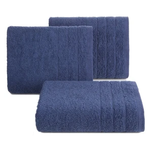 Eurofirany Unisex's Towel 424159 Navy Blue