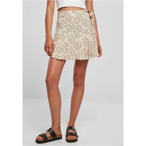 Women's viscose Mini Skort soft seagrass flower