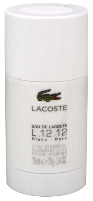 Lacoste Eau De Lacoste L.12.12 Blanc - tuhý deodorant 75 ml