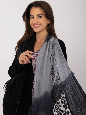 Black women's cotton scarf