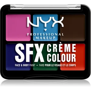 NYX Professional Makeup Halloween SFX Paints multifunkční paleta na tělo a obličej odstín 02 Secondary 6 g