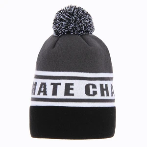 AGBO Boy's winter hat grey Ultimate with pompom