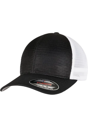 FLEXFIT 360 OMNIMESH CAP 2-TONE černá/bílá