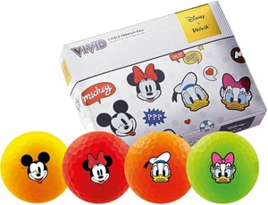 Volvik Vivid Disney 12 Pack Golf Balls Mickey and Friends Minge de golf