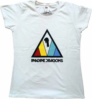 Imagine Dragons T-shirt Triangle Logo Womens White XL