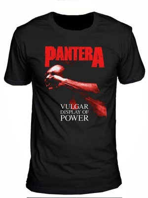 Pantera Tricou Red Vulgar Unisex Black S