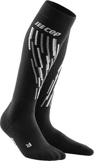 CEP WP206 Thermo Socks Women Black/Anthracite IV Lyžařské ponožky