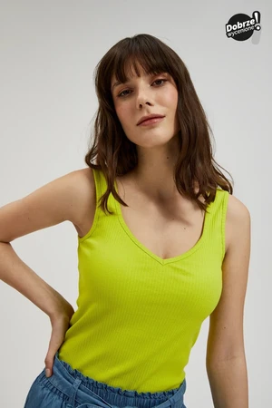 Women's tank top MOODO - lime