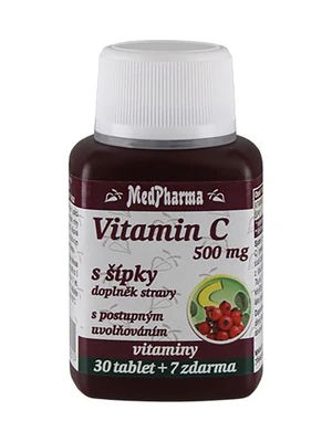 Medpharma Vitamin C 500 mg s šípky 37 tablet