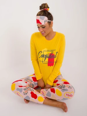 Women's yellow pajamas