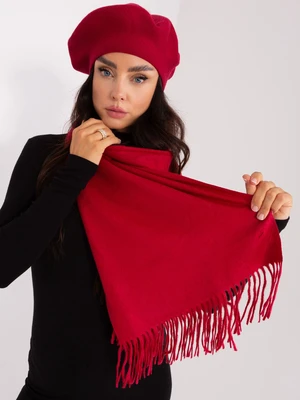 Scarf-AT-SZ-23185.90P-burgundy