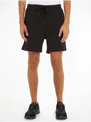 Black Men Shorts Tommy Jeans Badge Cargo - Men