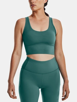 Zelený dámsky športový top Under Armour Meridian Fitted Crop