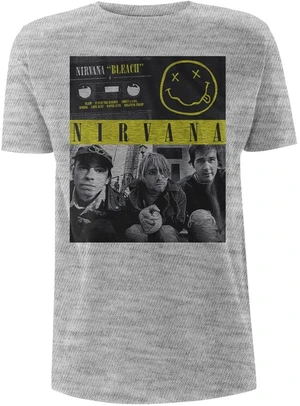 Nirvana Koszulka Bleach Cassettes Unisex Grey S