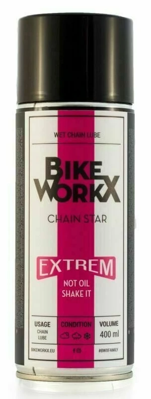 BikeWorkX Chain Star extrem 400 ml Curățare și întreținere