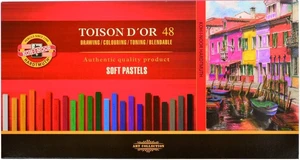 KOH-I-NOOR Toisor D'or Soft Pastels Set de pasteluri uscate 48 buc