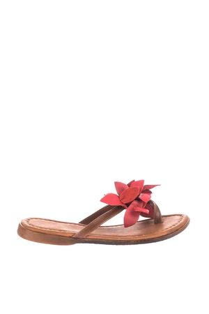 Women's Slippers Trendyol Leather Flower