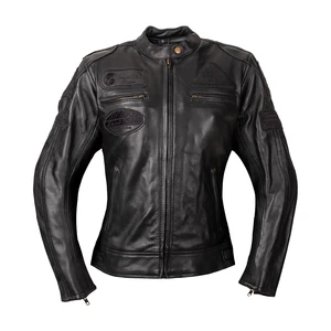 Dámská kožená moto bunda W-TEC Urban Noir Lady  černá  3XL