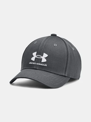 Under Armour Youth Branded Lockup Cap Adj-GRY - Boys