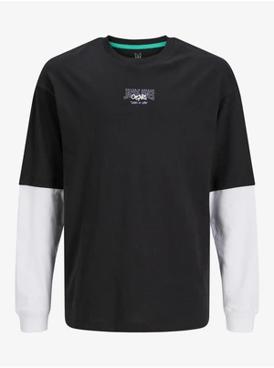 Black Boys' T-Shirt Jack & Jones Tribeca - Boys