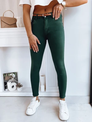 CREEK Women's Trousers Dark Green Dstreet