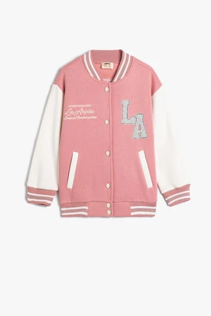 Koton Girl's Pink Jacket