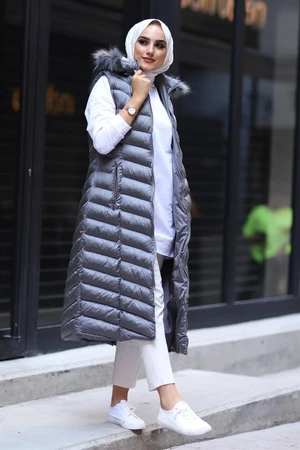 InStyle Long Waistcoat - Gray