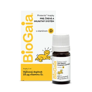 BIOGAIA Protectis s vitamínom D kvapky 5 ml