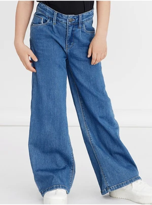 Blue Girls' Wide Jeans Name It - Girls