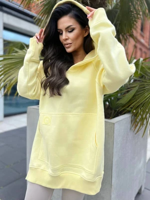 Sweatshirt yellow By o la la cxp0404.yellow