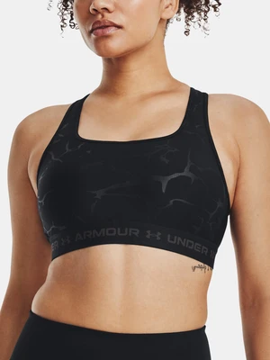 Under Armour Bra UA Crossback Mid Emboss-BLK - Women