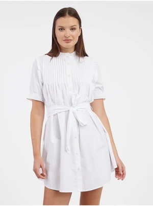 White Ladies Shirt Dress Noisy May Frig - Women