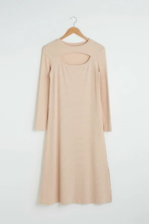 LC Waikiki Women's Beige Dress XSIDE Collection