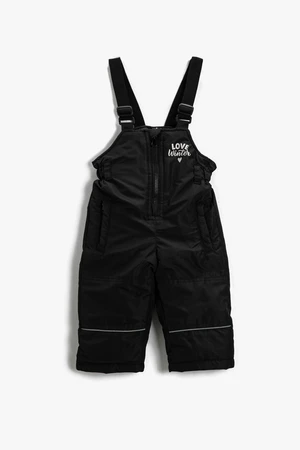 Koton Baby Girl Black Overalls