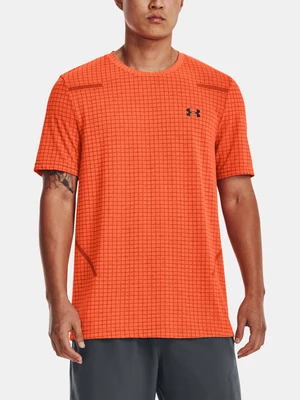 Oranžové športové tričko Under Armour UA Seamless Grid