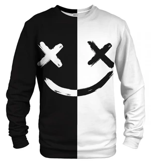 Bittersweet Paris Unisex's B&W Face Sweater S-Pc Bsp514