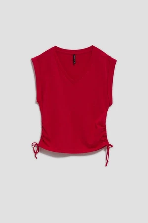 Women's top Moodo - red